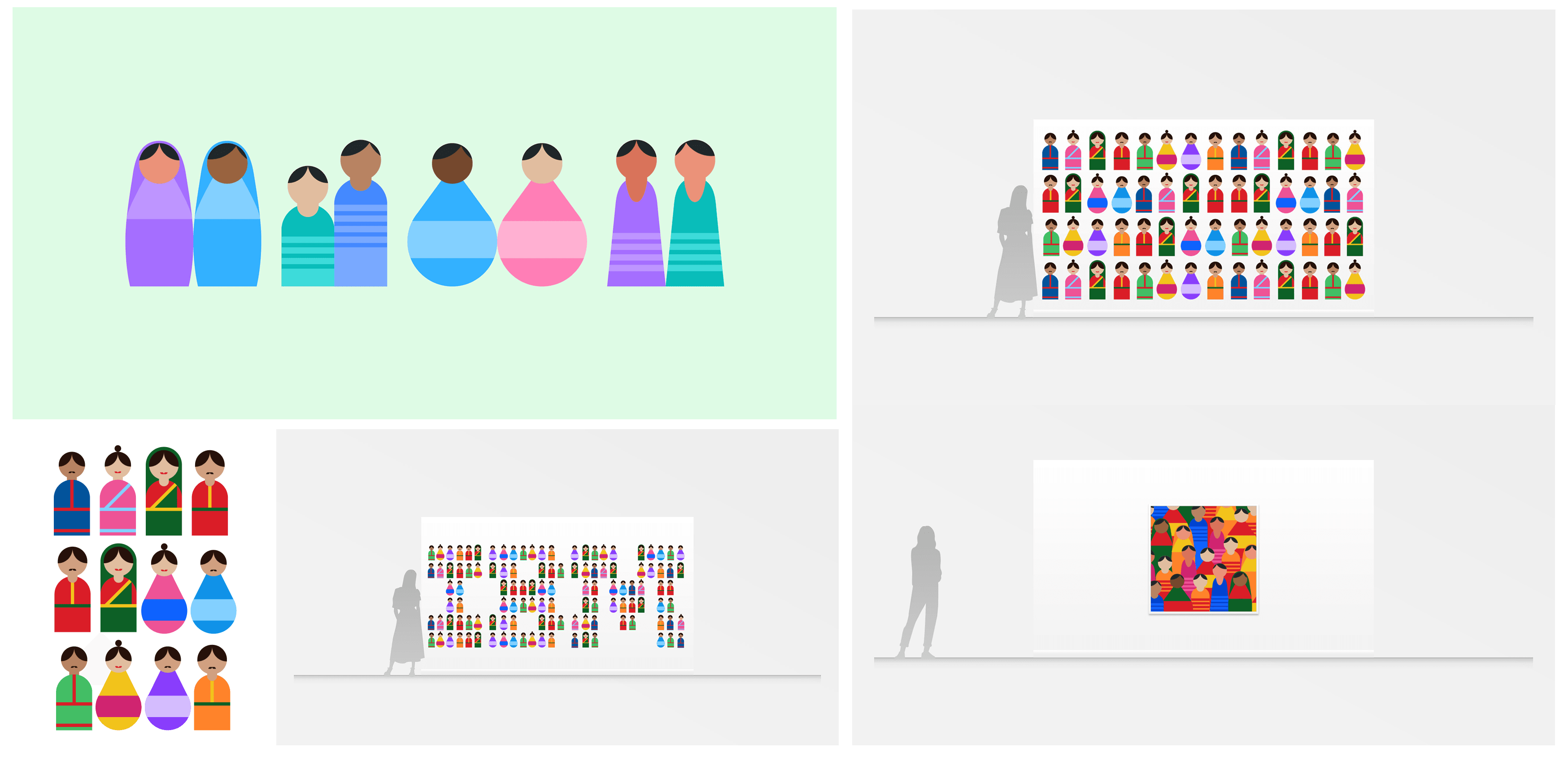 Illustrations inspired by Chanapatna toys from Karnataka