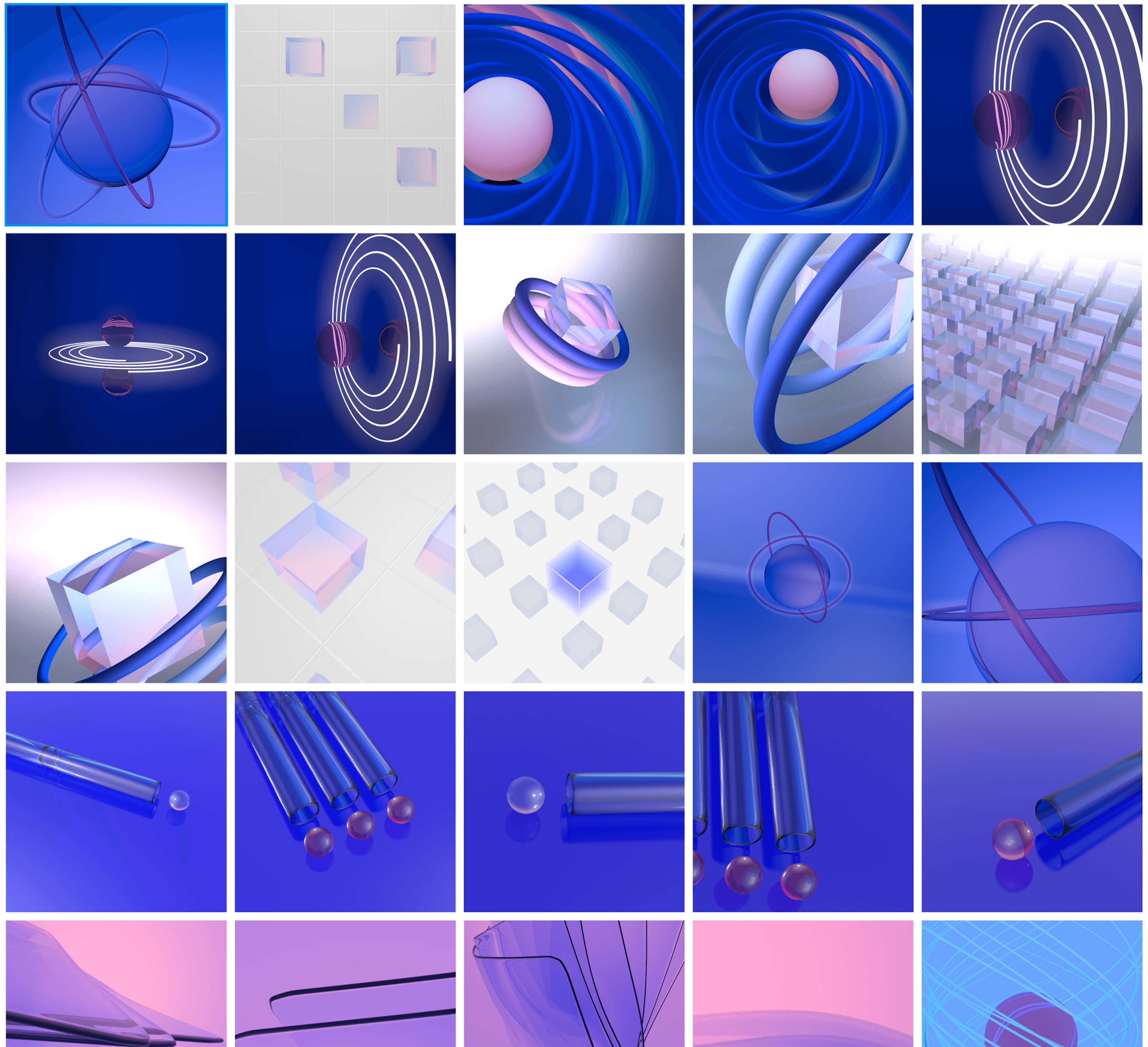 Various 3D concepts exploration