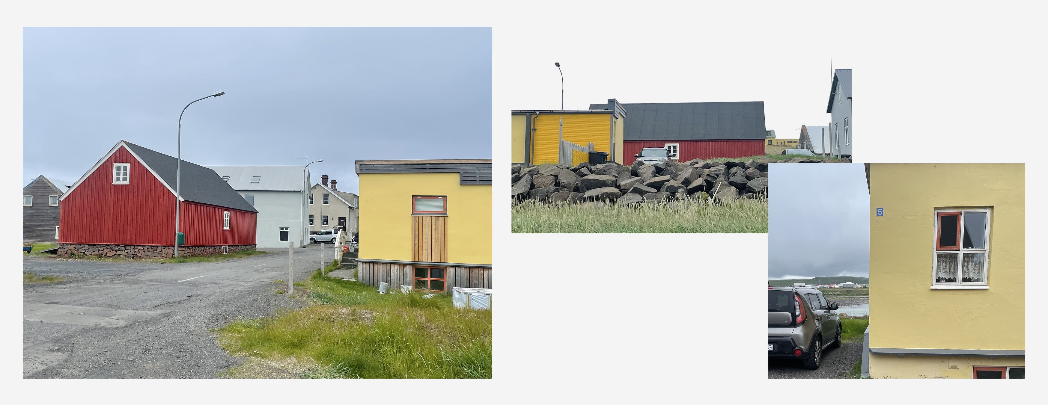 Photographs of landscapes used as moodboard